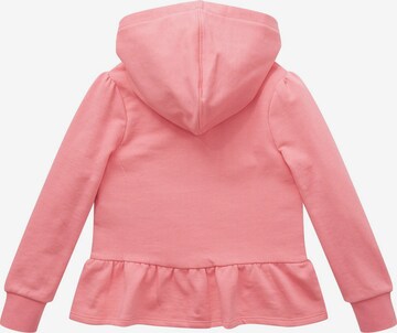 TOM TAILOR Zip-Up Hoodie in Pink