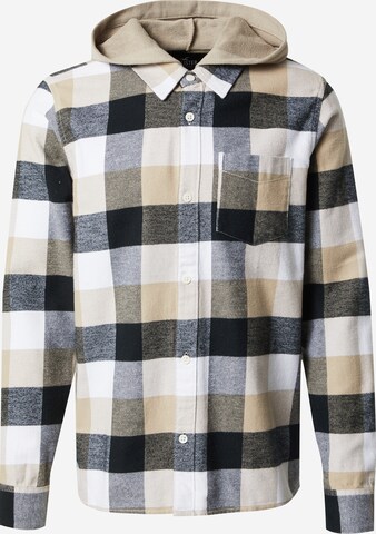 Chemise HOLLISTER en beige : devant