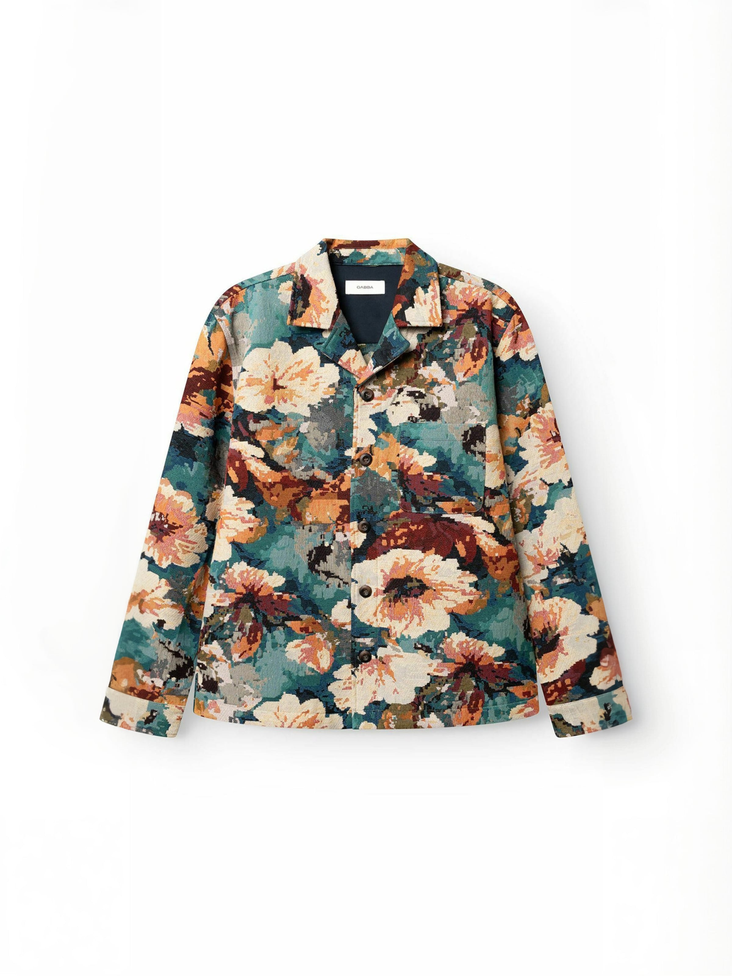 GABBA - Ajuste regular Camisa ' GABcimone ' en Mezcla de colores: frente
