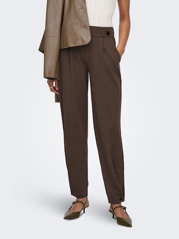 Effilé Pantalon à pince 'JDYGeggo' JDY en marron : devant