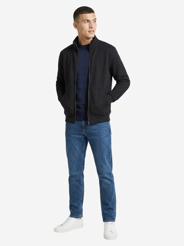 JACK & JONES - Sudadera con cremallera 'JJEBradley' en negro