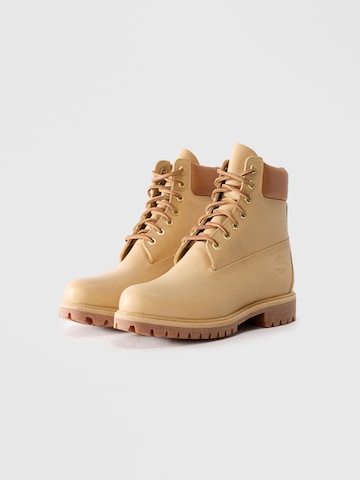 TIMBERLAND - Botas con cordones en beige