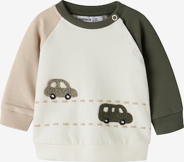 NAME IT - Sudadera 'NBMOmand' en blanco: frente