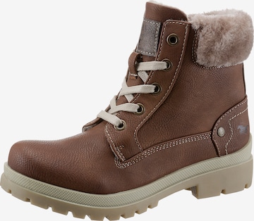 Bottes MUSTANG en marron : devant