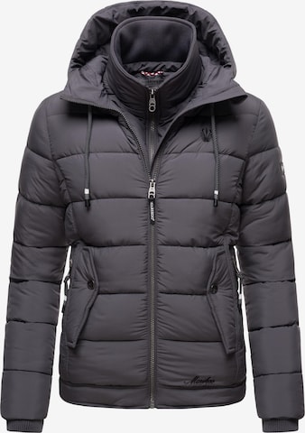 MARIKOO Winter Jacket 'Taisaa' in Grey: front