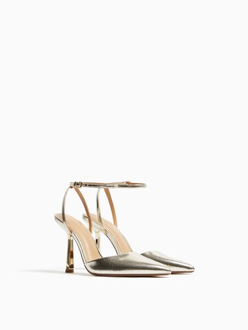 Bershka Pumps in Gold