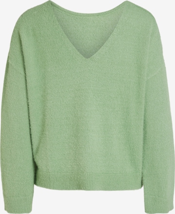 VILA Sweater 'FEAMI' in Green: front