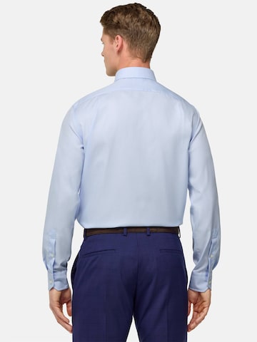 Boggi Milano Regular fit Zakelijk overhemd 'Ultimate' in Blauw