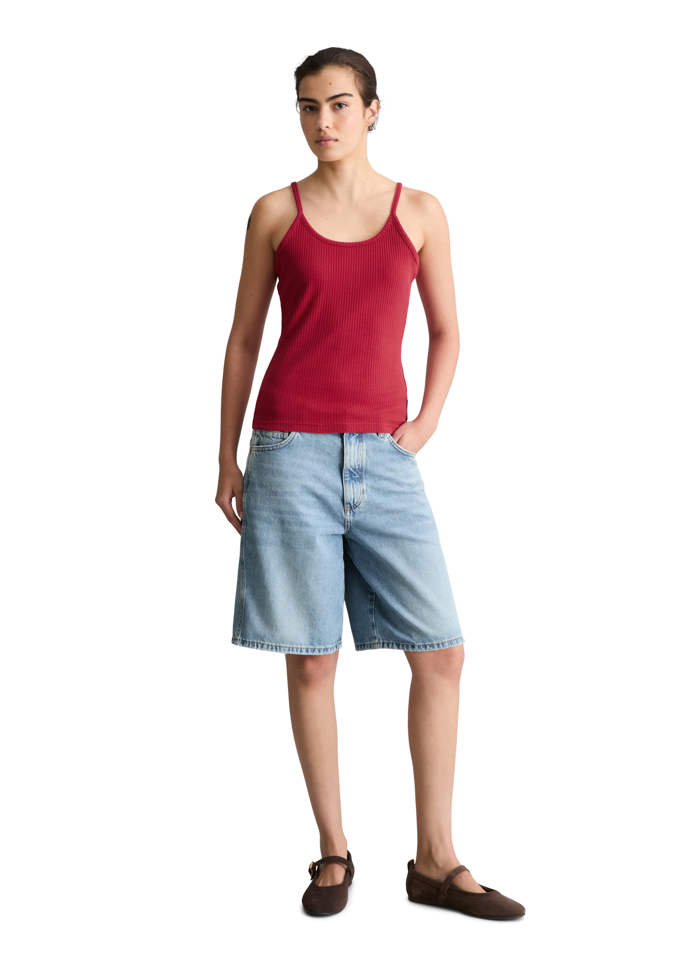 Marc O'Polo DENIM Top in Rood