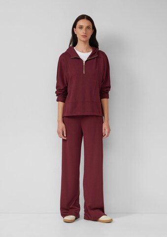 Wide Leg Pantalon s.Oliver en rouge