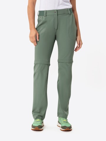 VAUDE Regular Outdoor trousers 'Farley II' in Green: front