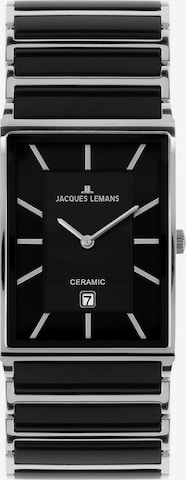 Jacques Lemans Analog Watch ' ' in Black: front
