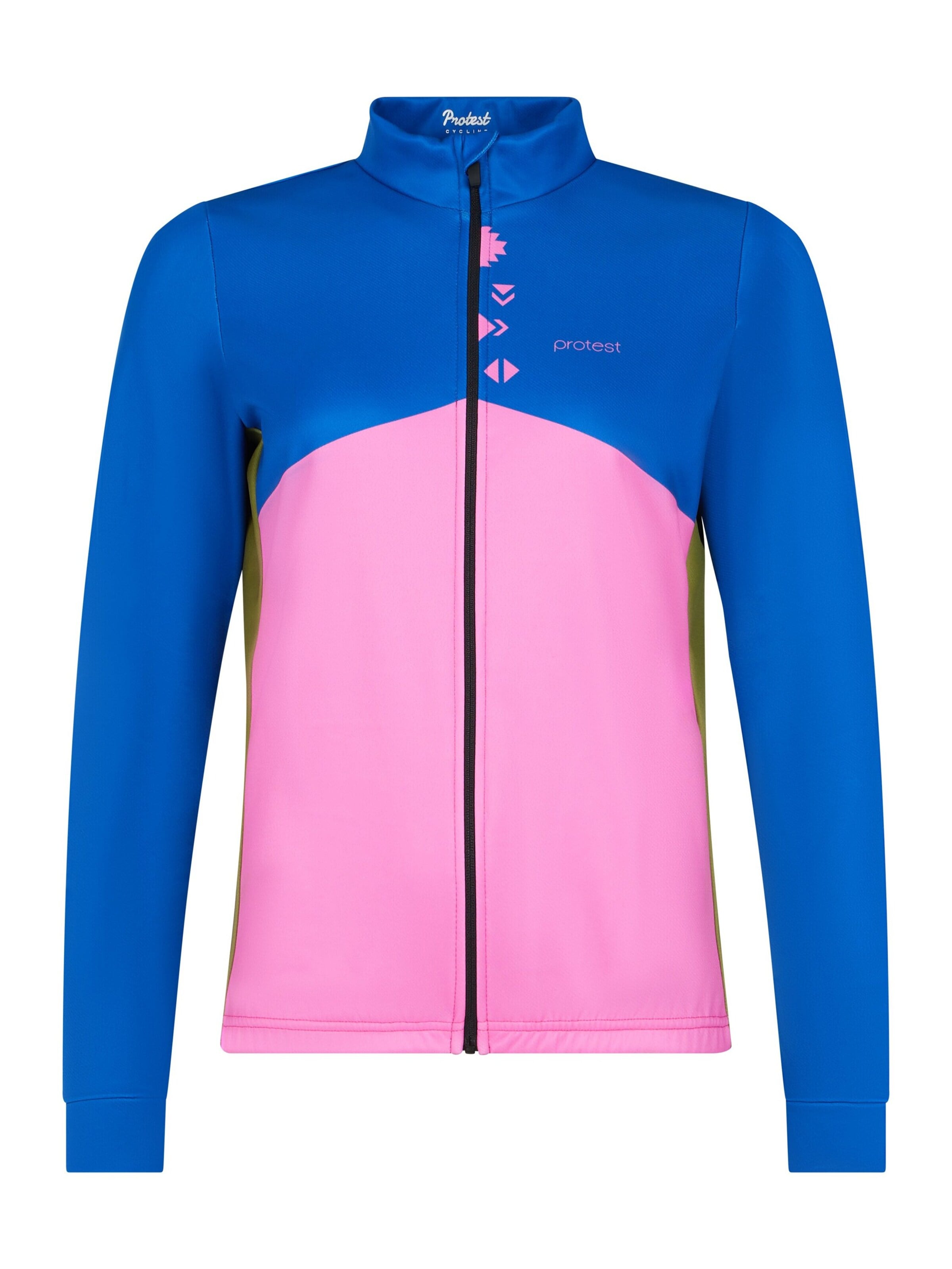 PROTEST Sportjas 'PRTMARIANA' in Blauw: voorkant