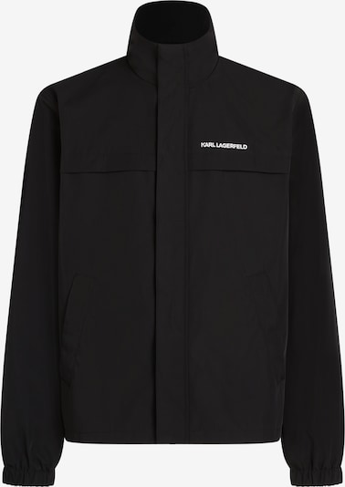 Karl Lagerfeld Tehnička jakna u crna / bijela, Pregled proizvoda