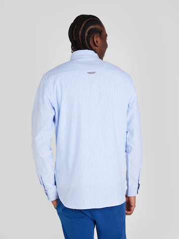 FQ1924 Regular fit Button Up Shirt 'Steven' in Blue