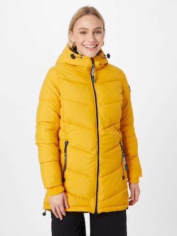 Sublevel Between-Seasons Coat in Yellow: front