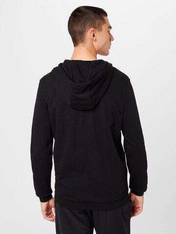 4F - Sudadera con cremallera deportiva en negro