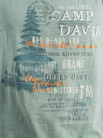 CAMP DAVID Футболка в Зеленый
