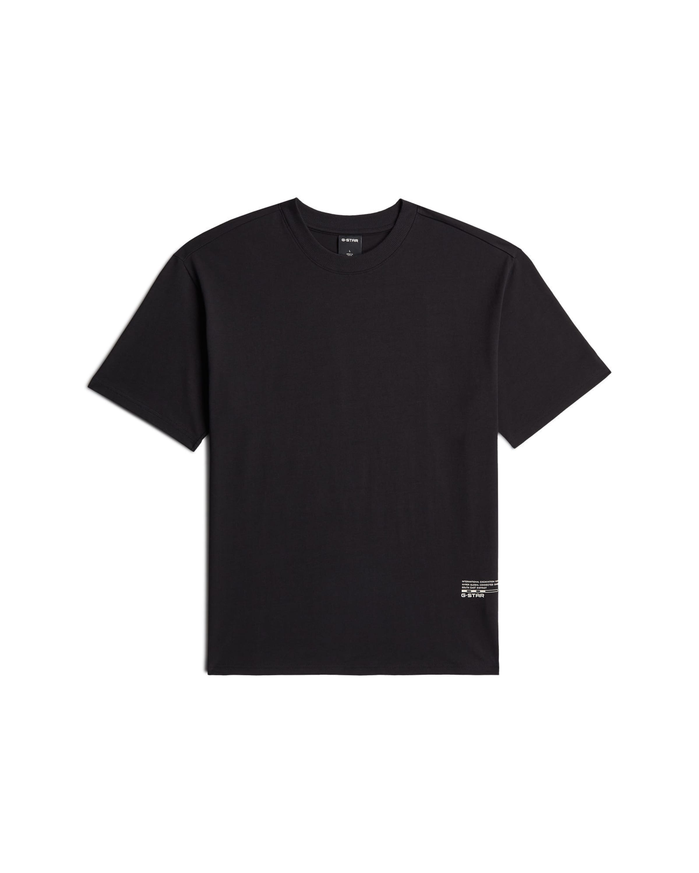 G-STAR Shirt 'Back Applique Relaxed T-Shirt' in Black, Item view
