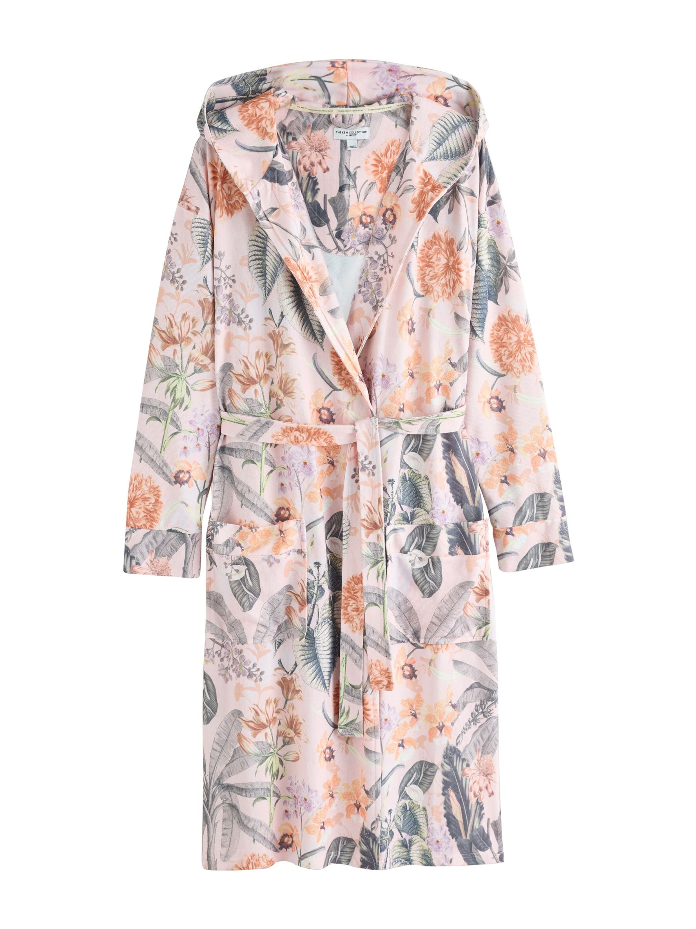 Next Badjas lang  in Roze: voorkant