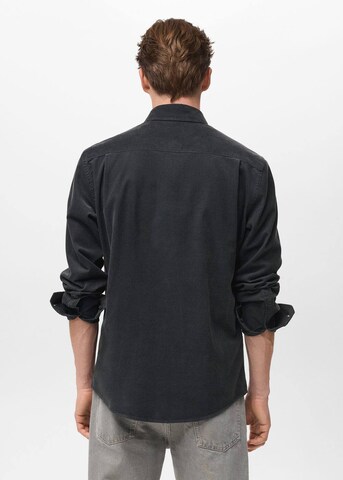 MANGO MAN Regular Fit Hemd 'Tadi' in Grau