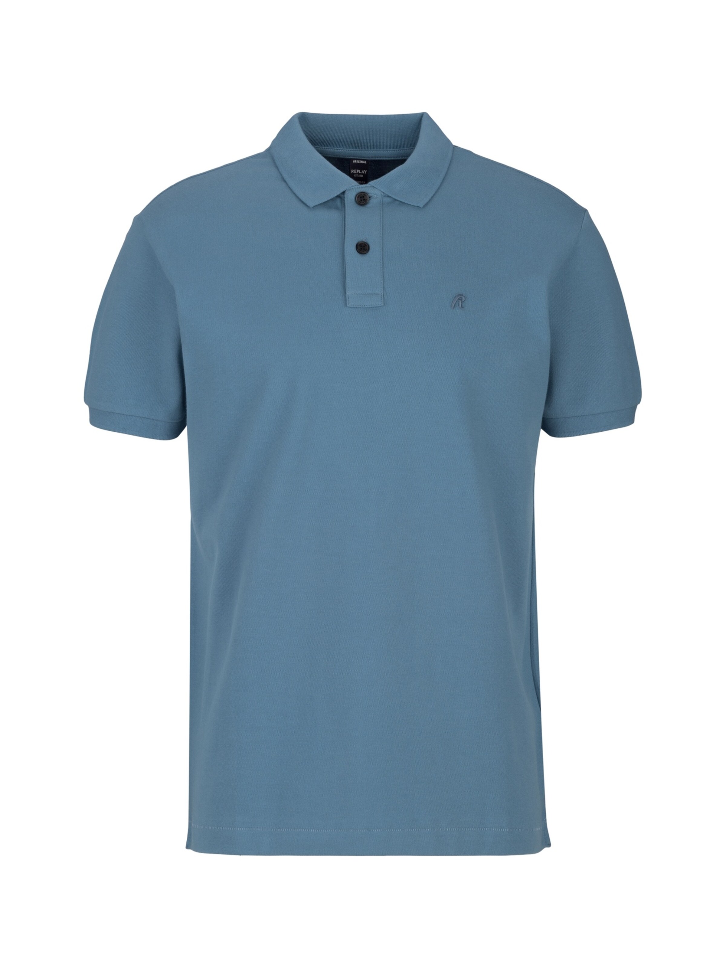 REPLAY Shirt in Blauw: voorkant