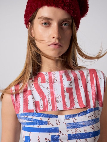 T-shirt Desigual en blanc