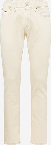 Tommy Jeans Regular Jeans 'SCANTON' in Beige: voorkant