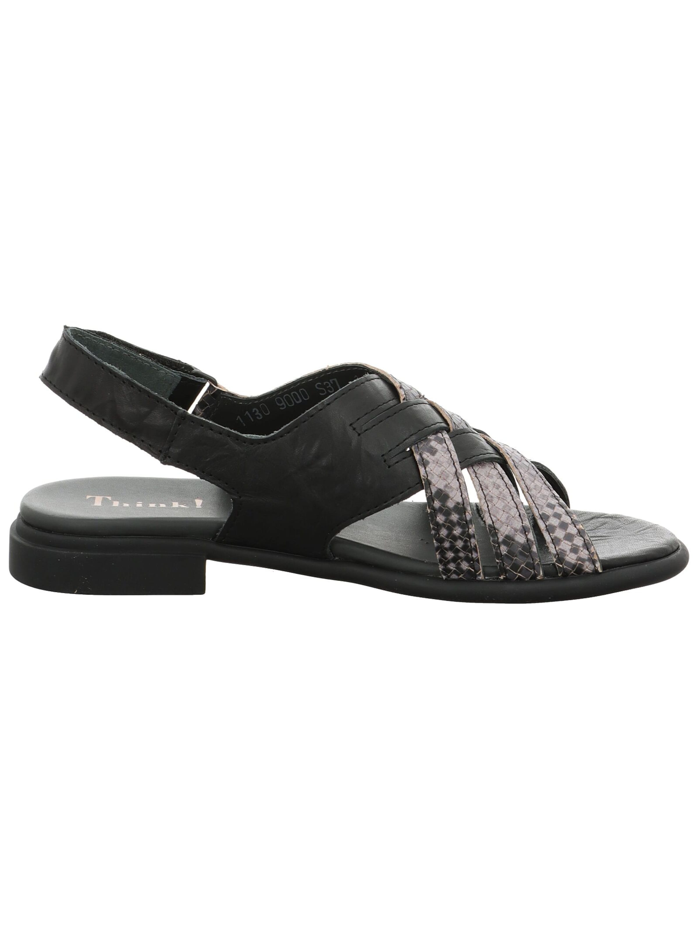 THINK! Strap Sandals in Black