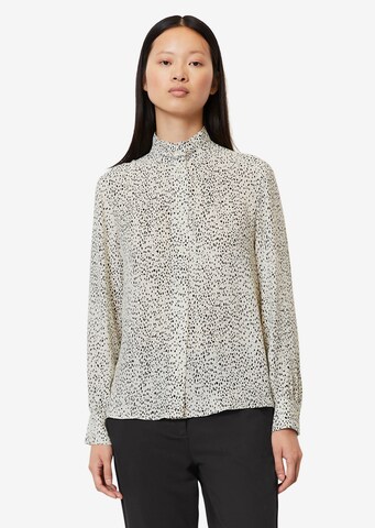 Marc O'Polo Blouse in Beige: voorkant