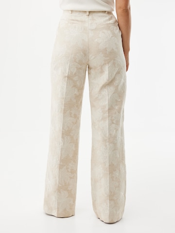 MEXX Wide Leg Bukser med fals i beige