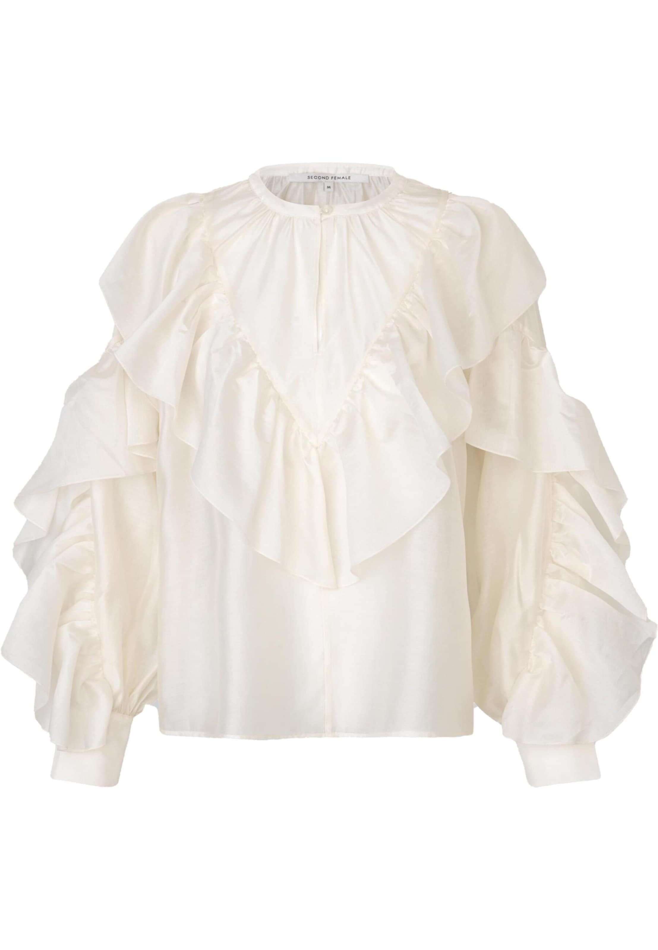 SECOND FEMALE - Blusa em branco: frente