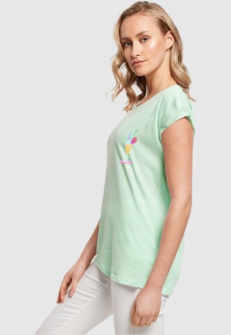 Merchcode T-Shirt 'Pina Colada' in Grün