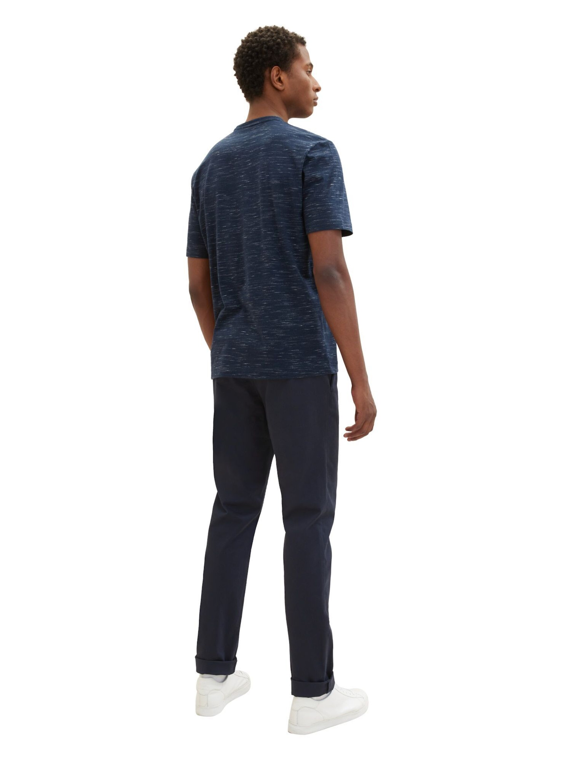 TOM TAILOR Slimfit Chinohose in Blau