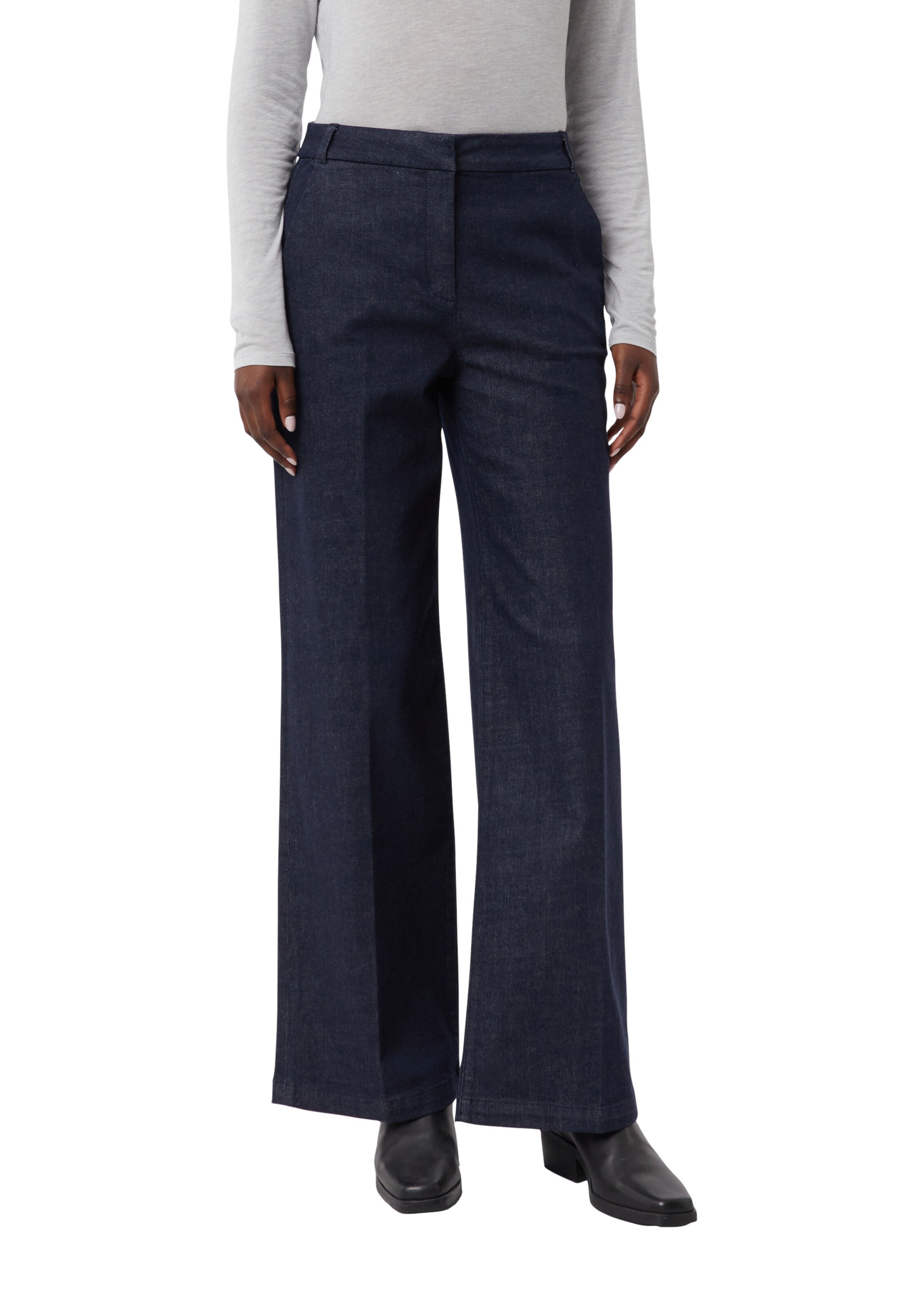 Wide leg Jeans di COMMA in blu: frontale