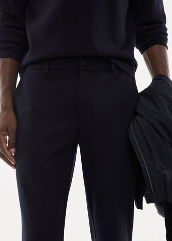 MANGO MAN Slimfit Hose 'Polen' in Blau