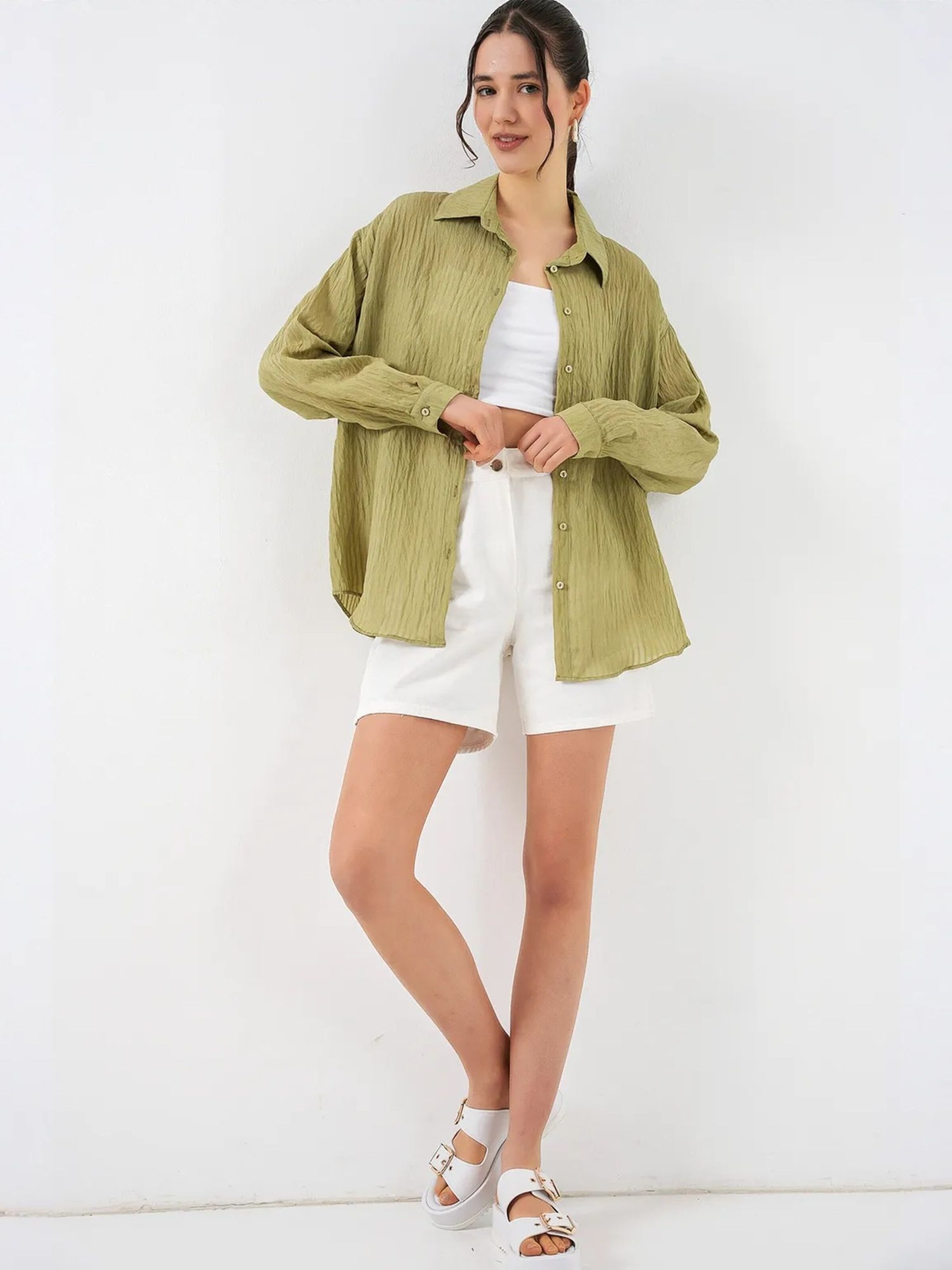 Bigdart - Camisa em verde