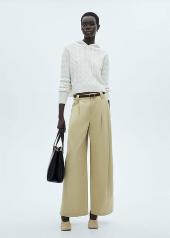 MANGO Pullover 'Seedscap' i beige
