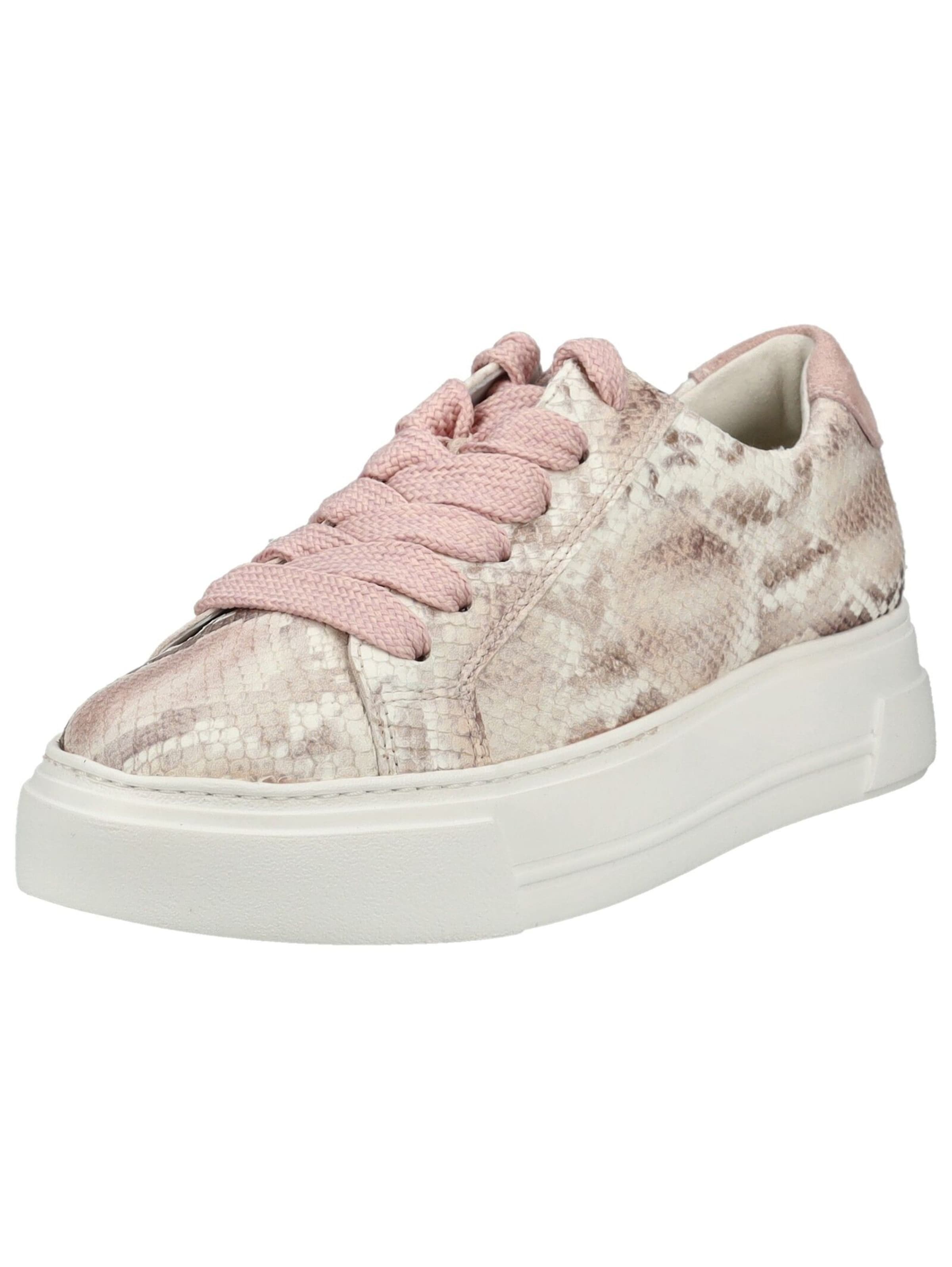 Baskets basses Paul Green en rose : devant