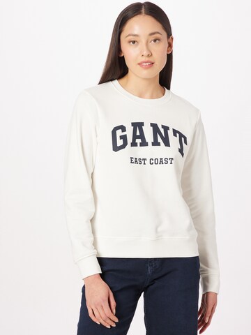 GANT Sweatshirt in Weiß: predná strana