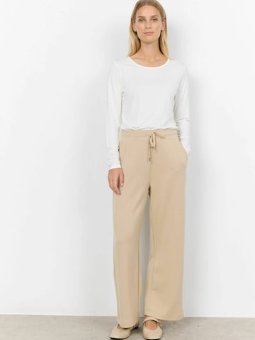 Soyaconcept Wide Leg Bukser 'BANU' i beige