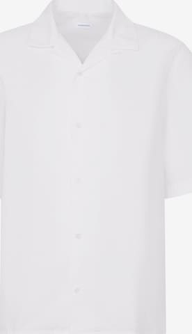 SEIDENSTICKER Slim fit Zakelijk overhemd in Wit: voorkant