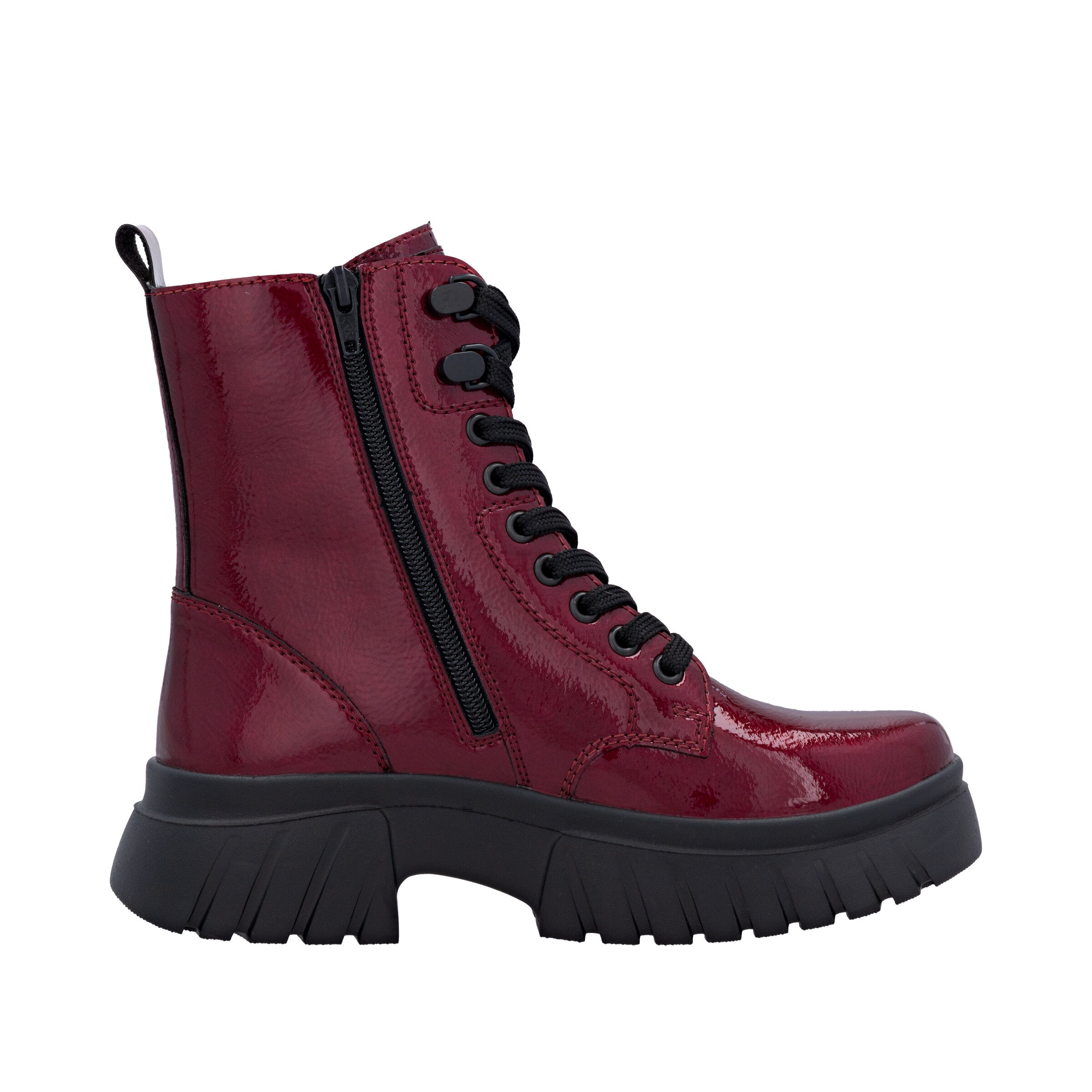 Rieker Schnürstiefel 'W1870' in Rot