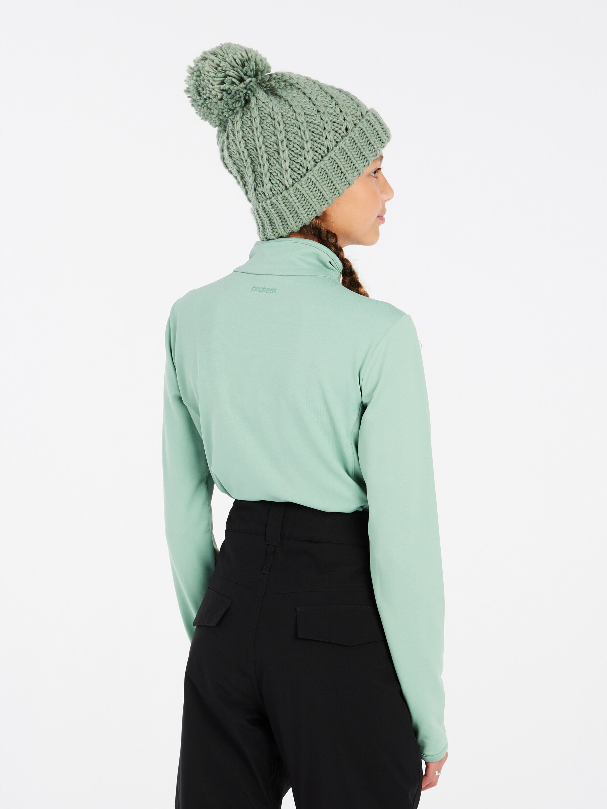 PROTEST Athletic Sweatshirt 'REFABRIZOY JR' in Green