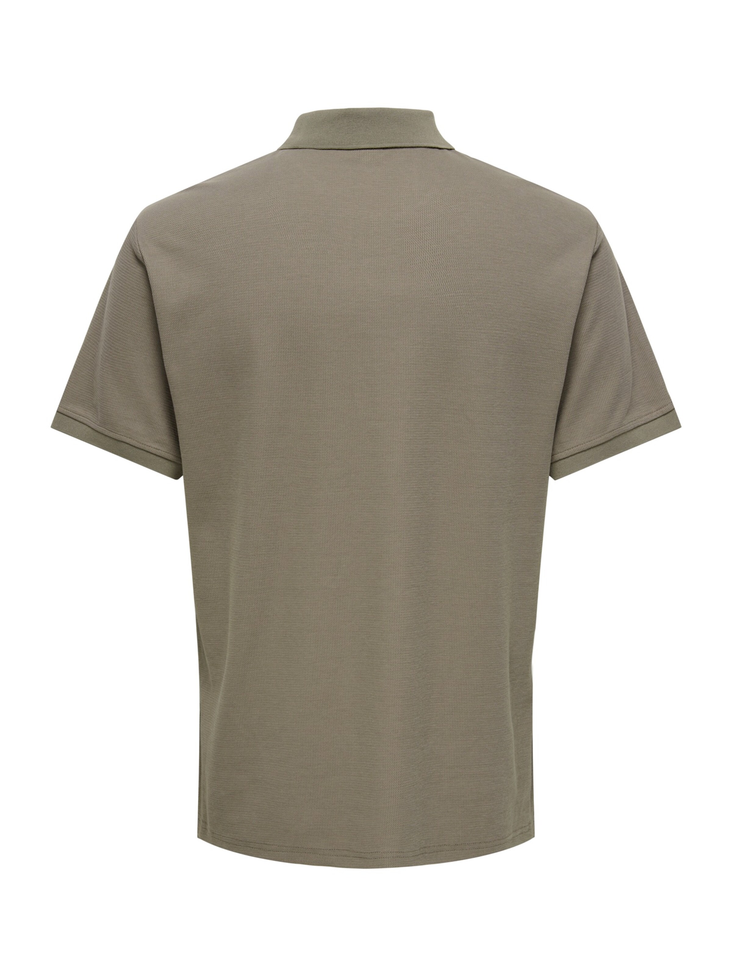 Only & Sons Poloshirt 'ONSBEN' in Braun