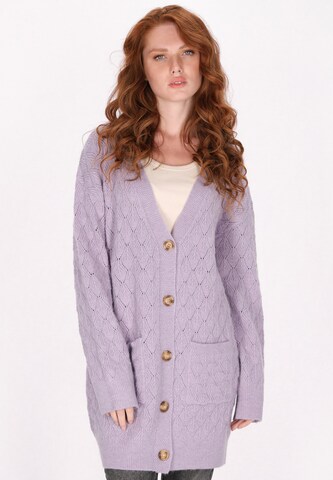 DreiMaster Vintage - Casaco de malha em roxo: frente