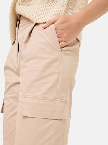 Regular Pantalon cargo Tamaris en beige