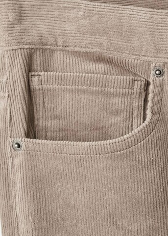 MANGO MAN Regular Hose 'Pompeia' in Braun