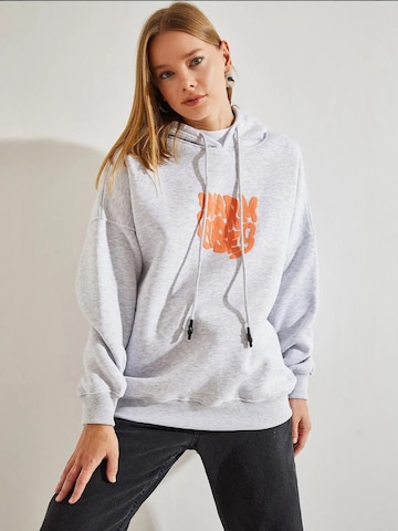 Bianco Lucci Sweatshirt in Grijs