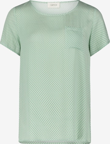 Cartoon - Blusa en verde: frente